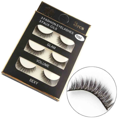 

〖Follure〗1 Box Luxury 3D False Lashes Fluffy Strip Eyelashes Long Natural Party