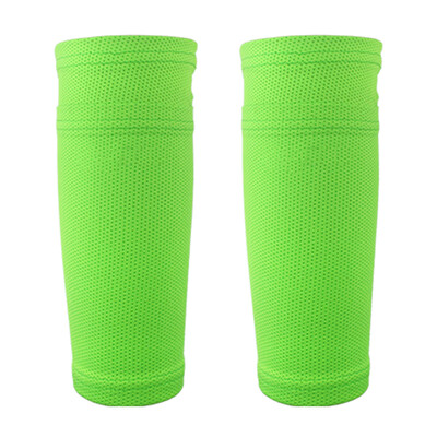 

2 PCS Soccer Shin Sleeves Football Calf Socks Breathable Football Protective Sleeves with Pocket for Shin Guards