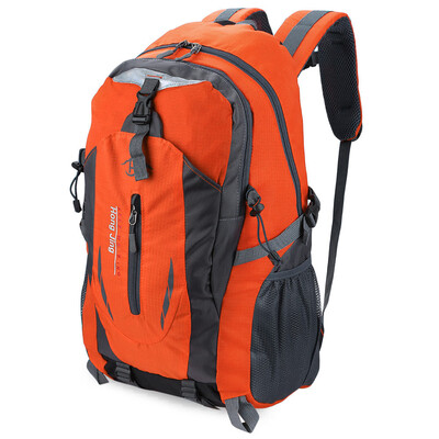 

Guapabien Large Capacity Patchwork Ladder Lock Zipper  Shape Mesh Strap Outdoor Portable Backpack