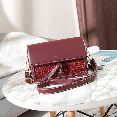 

Summer day small lady bag Chao Korean version Baitie one shoulder inclined bag fashion simple side
