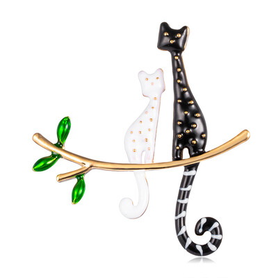 

Exquisite Life Essential European&American Fashion Cat Brooch