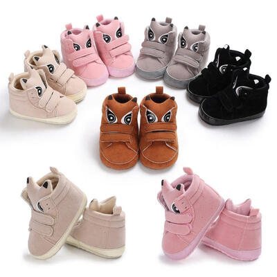

Cute Cotton Baby Shoes Infant Toddler Boys Girls Boots Soft Soled Kids Booties