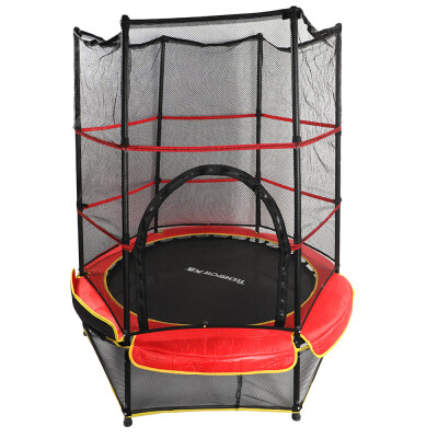 

Ktaxon 55" Kids Safe Exercise Trampolines with Safety Enclosure Outdoor Indoor