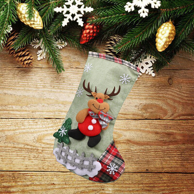 

〖Follure〗Pendant Ornaments Christmas Candy Gift Bag Christmas Stockings Decoration