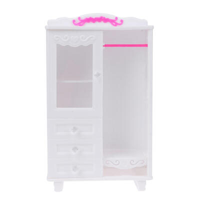 

Miniature Plastic Bedroom Furniture Toys Set Kids Gift Play House Dollhouse