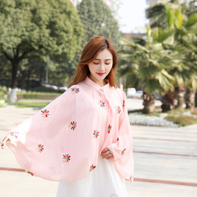 

Sun protection shirt girl 2019 summer new beach beach sun beach sun beach shawl bike print cape coat wholesale