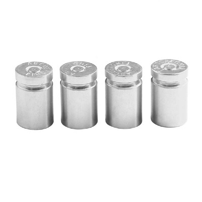 

4Pcs Tire Valve Stem Cover Caps Aluminum Car Wheel Air Pressure Valve Cap Bullet Shell Dust Cap for Automotive Motorcycles Bicycle