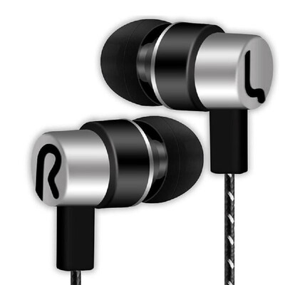

Explosion models braided wiring in-ear plating headset mobile phone MP3 universal creative gifts cross-border headphones wholesale