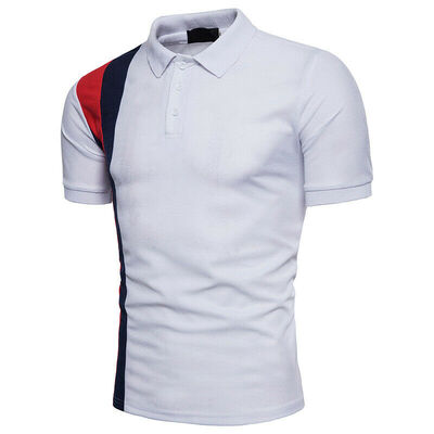 

Mens Tee Shirts Top Short Sleeve Muscle T Shirt Golf Plain casual New Shirt