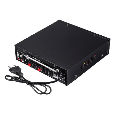 

Multifunctional HIFI Audio Power Amplifier Mini Home Theater Amplifiers Audio with Remote Control Support FM USB SD Card BT