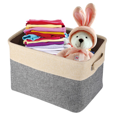 

Box ContainerFoldable Fabric Storage Bin Basket toy Clothes Towel Laundry Box Container Storage Basket