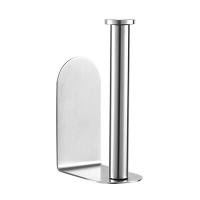 

Bathroom Stainless Steel Towel Rail Rack Holder Wall Mounted Toilet Paper Hook