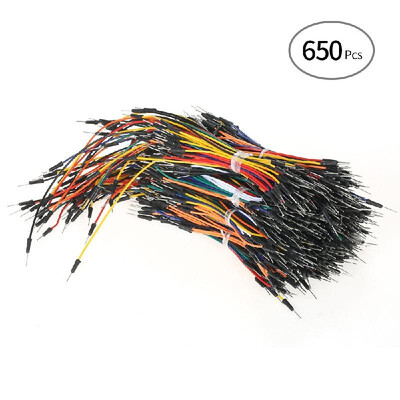 

650pcs Male to Male Solderless Flexible Breadboard Jumper Cables Wires