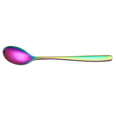 

Stainless Steel Dinner Spoon Portable Soup Students Picnic Plating Spoons
