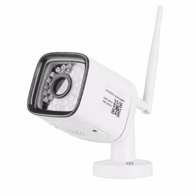 

Wireless 1080P HD Security Camera Surveillance IP WiFi Camera Waterproof Asset Monitor 20m Night Vision - WhiteUK Plug