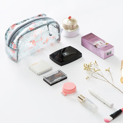 

40000 km waterproof wash bag travel travel portable PVC transparent cosmetic bag men&women wash bag large capacity storage bag travel supplies SW1188