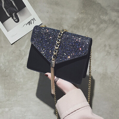 

Small bag female 2019 new wave Korean version of the chain wild Messenger bag ins super fire new chic shoulder bag