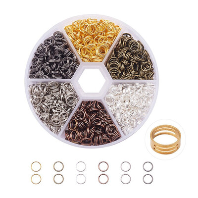 

PH PANDAHALL 1700 Pcs Double Jump Ring For Jewelry Making