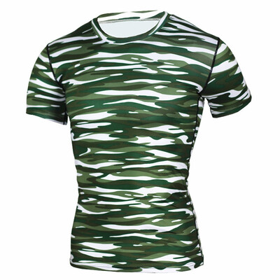 

Toponeto Fashion Mens Short Sleeve Yoga Fitness Print Casual T-Shirt Sport Top Blouse