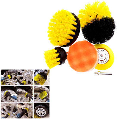 

Drill Cleaning Brush Electric Scrubber Scrub Bit Tile Grout Cleaner Sponge Pad