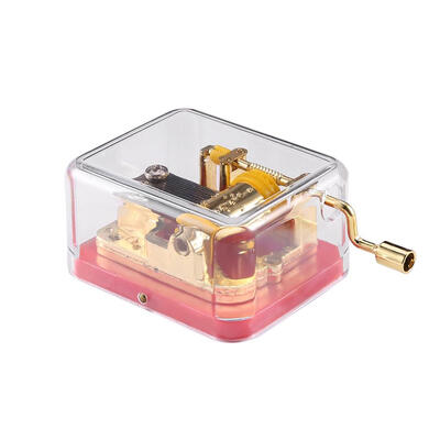 

Metal Hand Crank Music Box Movement DIY Mechanical Box Caskets Craft Gifts