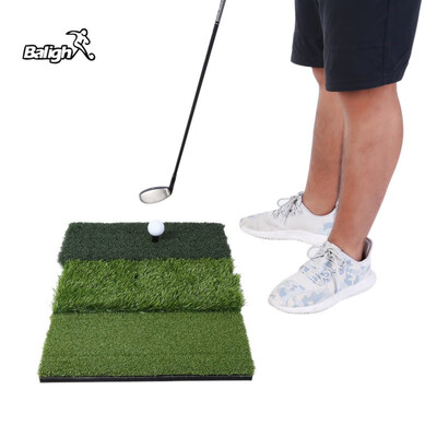 

2516in Tri-Turf Golf Hitting Mat Backyard Green Golf Mat Residential Training Hitting Pad Practice