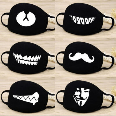 

Variety Mouth Face Mask Cover Respirator Cycling Anti-Dust Anime EXO Ape Emoji