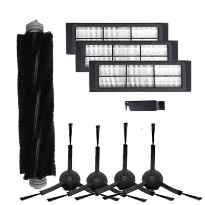 

8PCS Main Brush Side Brushes HEPA Filter Cleaning Tool Replacements for Xiaomi Xiaowa Roborock Vacuum Cleaner