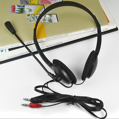 

35mm Wired Stereo Headset with Mic Microphone Headphone For PC For Laptop Computer