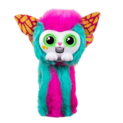 

Wrapples Kids Cute Plush Interactive Toys Furry Animal Wrist Wrap Monkey Animals Toys Talking Pets Creative Gifts Girls Boys