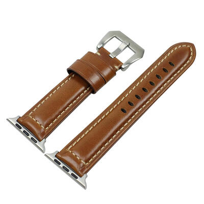 

Leather Bracelet Strap Watch Band Replacement for iWatch Series 123 38mm
