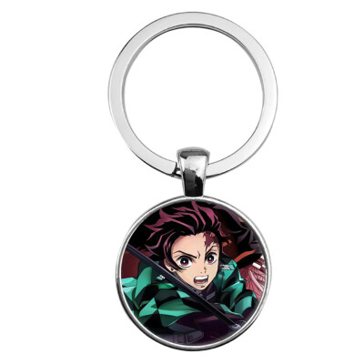 

Anime Demon Slayer Key Chain Acrylic Pendant Anime Accessories Cartoon Cosplay Anime Gifts