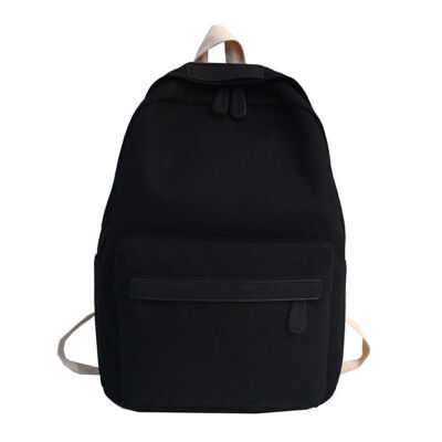 

Japanese Xiaoqingxin Canvas Shoulder Bag Girls Simple Pure Color Student Bag Campus Origin Wind Leisure Backpack