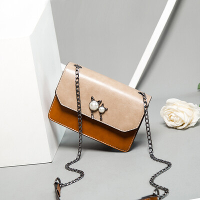

In summer girls&girls with one shoulder inclined bag fashion Korean version of leisure Baitao inclined straddle
