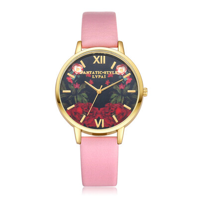 

New Butterfly Women Watches 2018 Brand Luxury Rose Gold Round Fashion Popular Wristwatch Female Quartz Watch Women Watch 233
