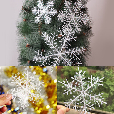 

Christmas Tree Decoration 3D Snowflakes Hanging Ornaments Holiday Party Home Decor Accessories