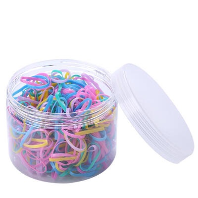 

500pcs Colorful Rubber Band Ponytail Holder Kids Girl for Hair Styling Ties