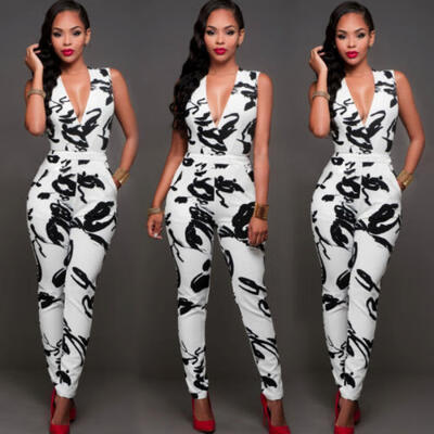 

Summer Women Ladies Clubwear Playsuit Bodycon Party Jumpsuit Romper Trousers New