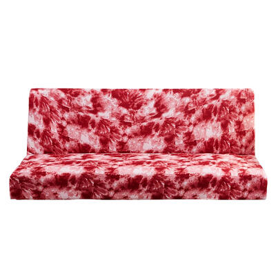 

Graffiti All-inclusive Couch Sofa Bed Full Cover Non-slip Slipcover Red