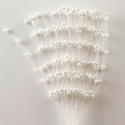 

10Pcs Pearl Beaded DIY Bridal Bouquets Wedding Flower Decor Creative Craft