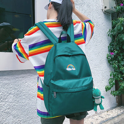

Ins Super Fire Backpack Female Korean High School Mori Japanese Backpack Female Backpack Large Capacity Small Fresh Cute