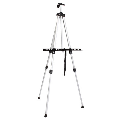 

Ktaxon Folding Portable Aluminium Alloy Painting Easel - Artist Tripod Telescopic Field Studio Drawing Easel Display Sta