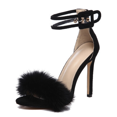 

Women\s Stiletto Open Toe Sandals Slim large size High Heels
