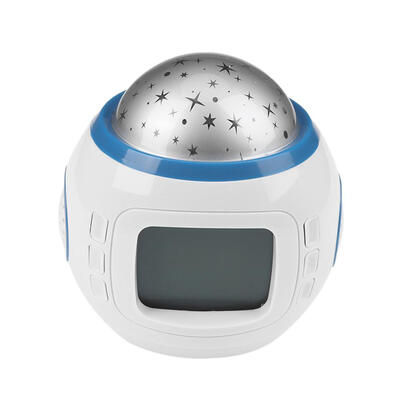 

Kids Starry Sky Projection LED Music Digital Alarm Clock Calendar Time