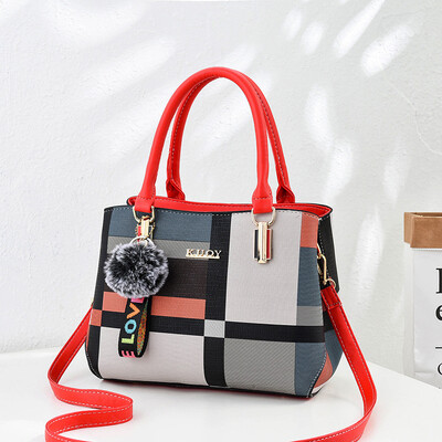 

2018 spring new elegant European&American big bag handbag simple female bag diagonal bag handbag