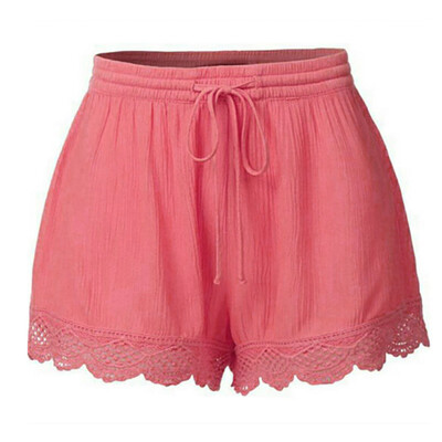 

Tailored Fashion Women Lace Plus Size Rope Tie Shorts Yoga Sport Pants Leggings Trousers