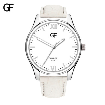 

Gobestart Fashion High-End Mens Quartz Letter Leather Watch Pointer Light Series Men