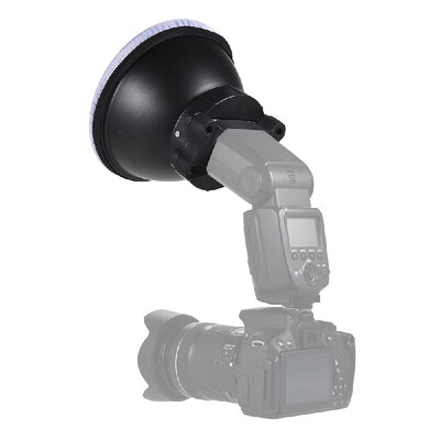 

18cm Reflector Diffuser Lamp Shade with Soft Cloth for Canon Nikon Sigma Yongnuo Godox Andoer Neewer Vivitar Speedlight