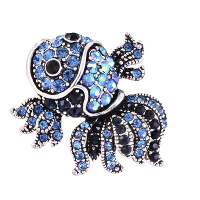 

Brooch Pin Personality Vintage Shaped Women Brooch Goldfish Shaped Brooch