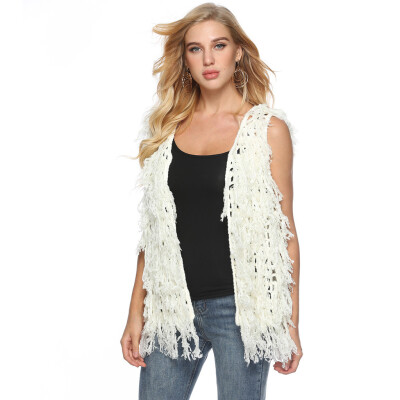 

Toponeto Fashion Women V-Neck Hollow Out Sleeveless Knitting Sweater Vest